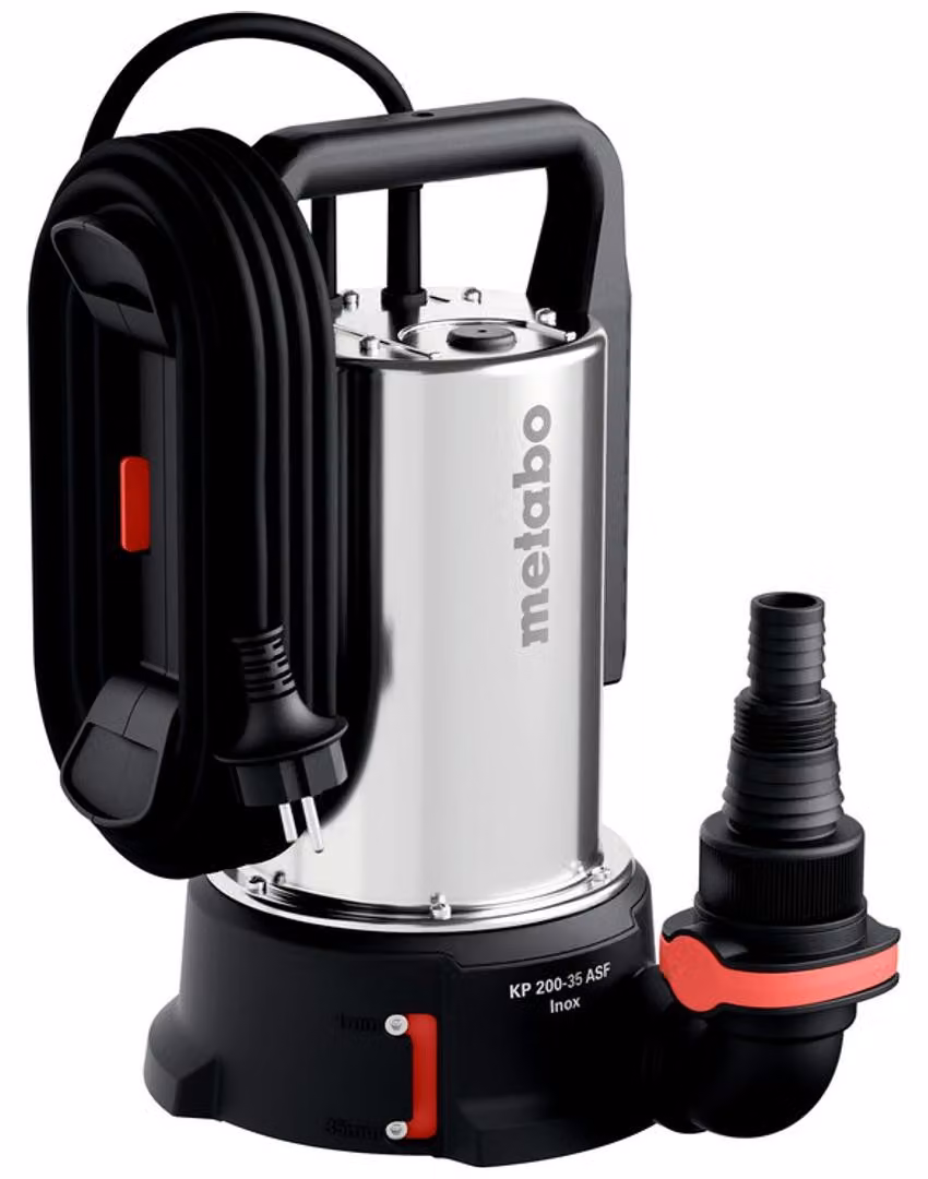 Metabo Kombi-Tauchpumpe KP 200-35 ASF Inox (Wasserpumpe, Fördermenge 20000 l/h)