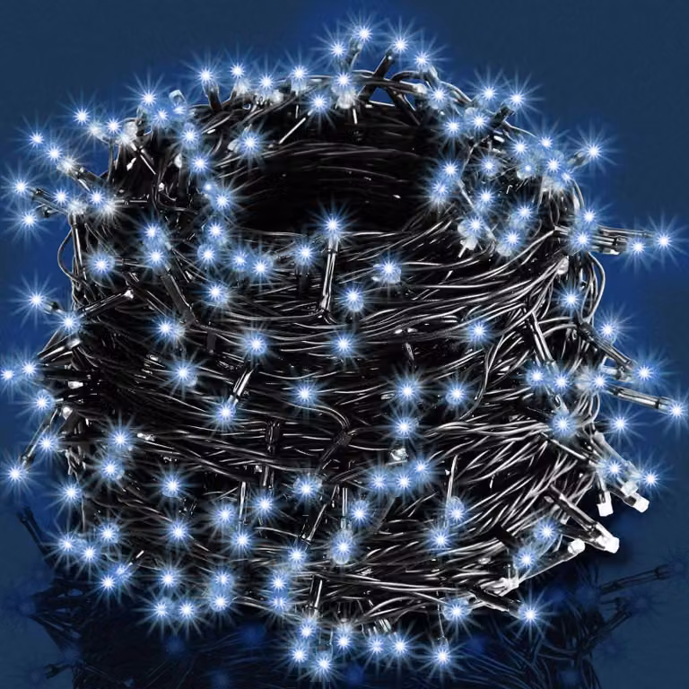 Luci a LED blu, 160 LED, 105 m, funzione timer