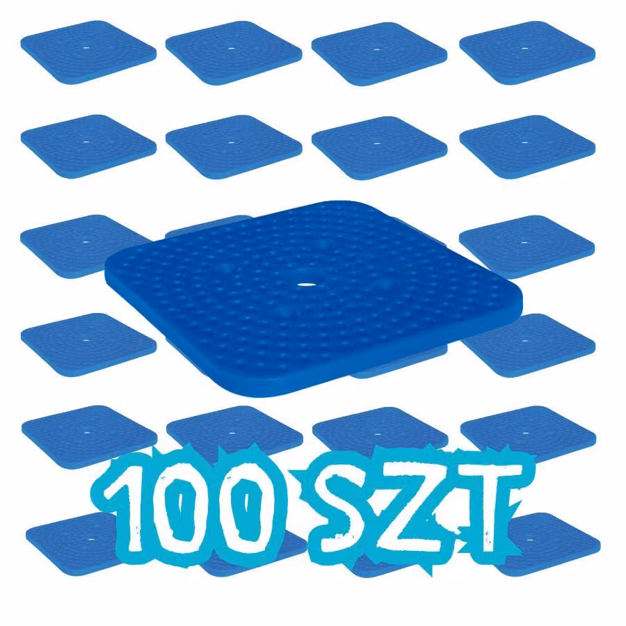 Tamponi di montaggio SOLID fino a 10 tonnellate 100x100 mm spessore 5 mm 100 pz