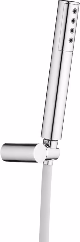 Set doccia design con supporto a parete cromo