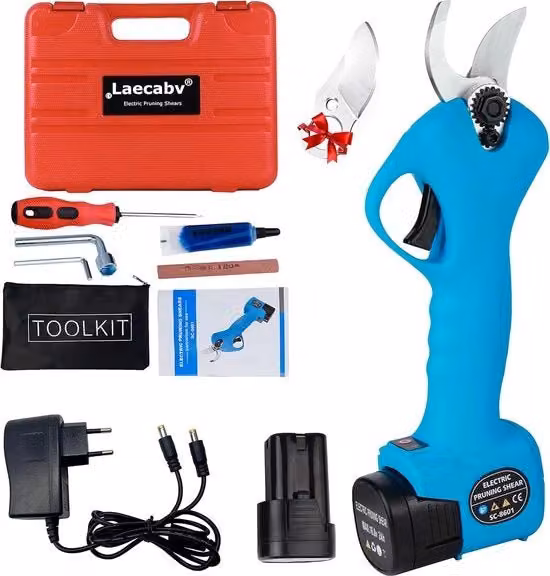 Snoeischaar elettrica con batteria 2000 mAh per la potatura di alberi da frutto e vigneti