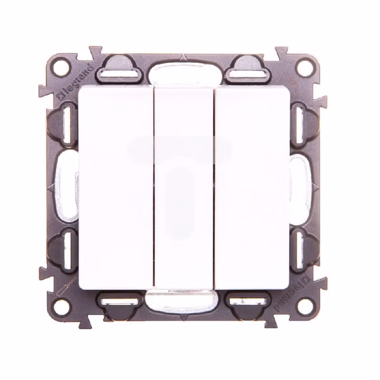 Interruttore triplo unipolare 10 Axt 250 V ~ Valena Leben Legrand - Bianco