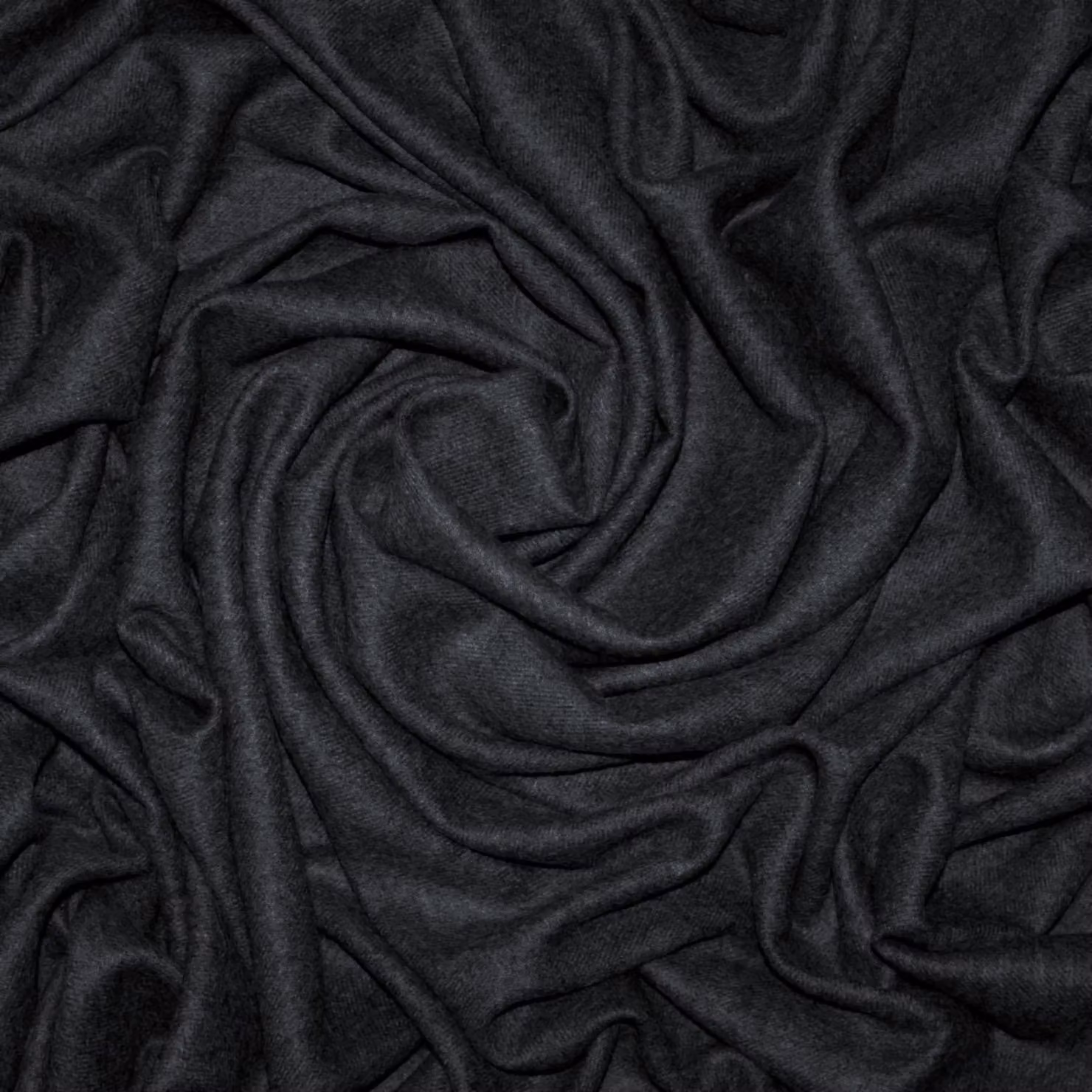 Coperta in alpaca, 130x200 cm, 100% baby alpaca, colore nero, morbida