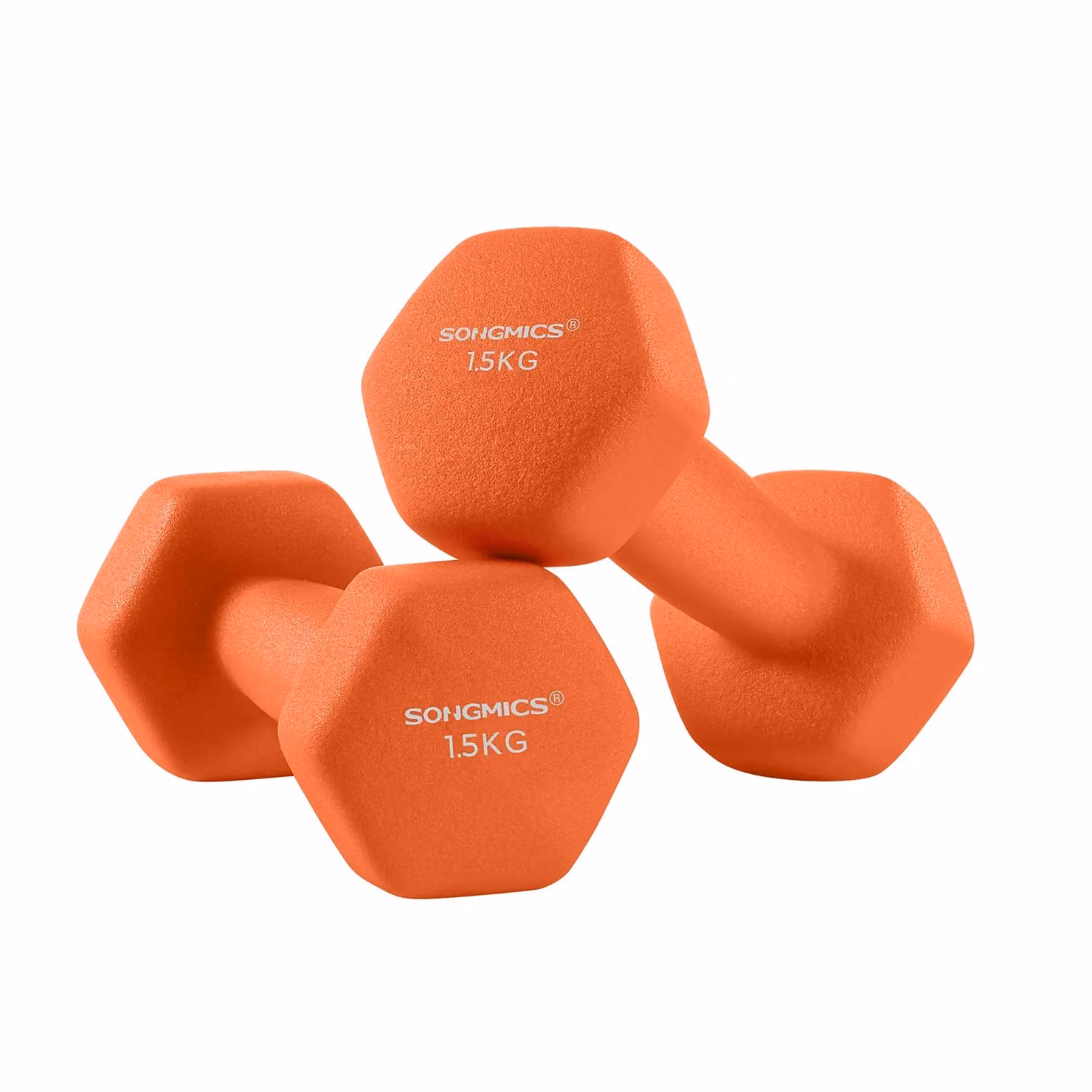 2 Pesi da 1,5 kg Arancioni