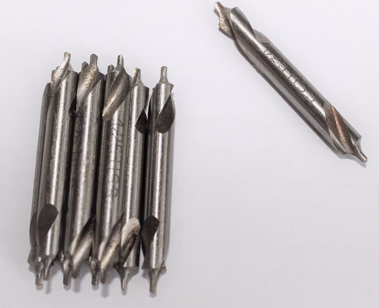10 x HSS trapano centrale DIN 333 B 1,25 mm utensile industriale punta trapano metallo