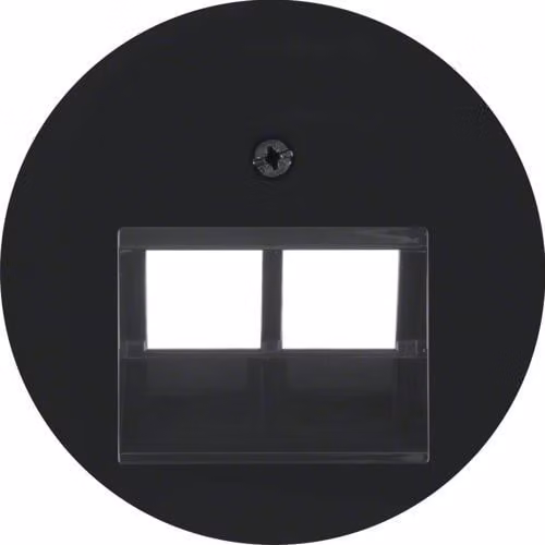 Piastra centrale Berker bw/gl 14092045