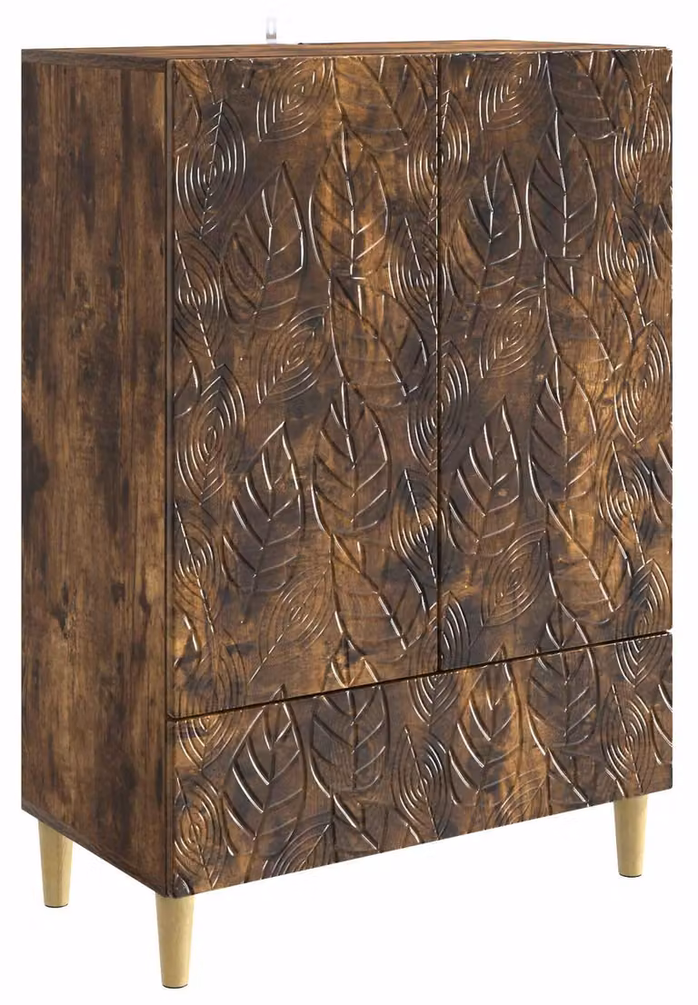 Credenza Rovere Fumo 66 x 34,5 x 95 cm Legno ingegnerizzato
