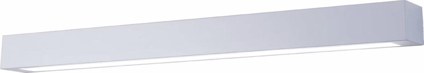 Lampada da soffitto a LED Ibros 24W 4000K 1920lm, metallo bianco, dimensioni: 8x93x5,5 cm, IP44, Light Prestige