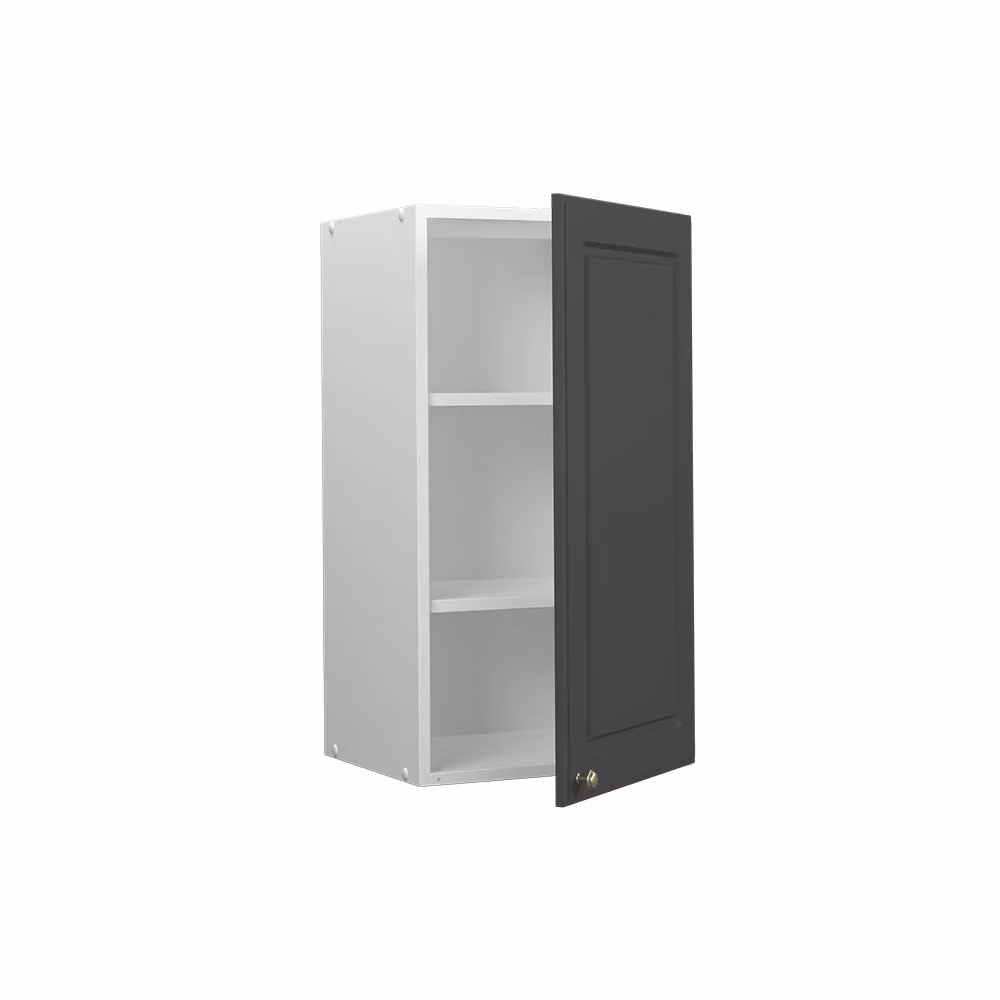 Mobile bagno Vicco Fame-Line sospeso antracite e oro L: 40 cm, H: 72 cm – 2