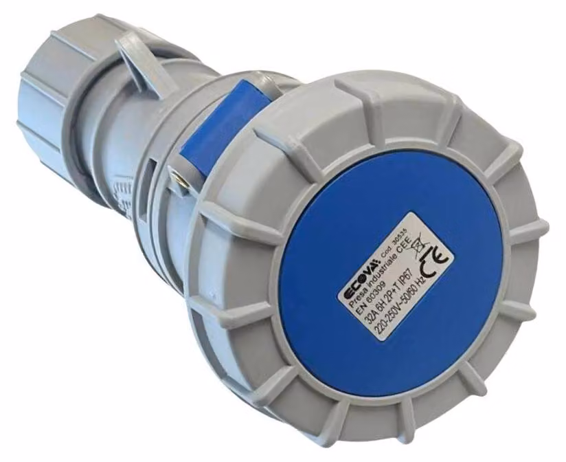 Ecova 30535 Presa Industriale 32A 230V 2P+T IP67