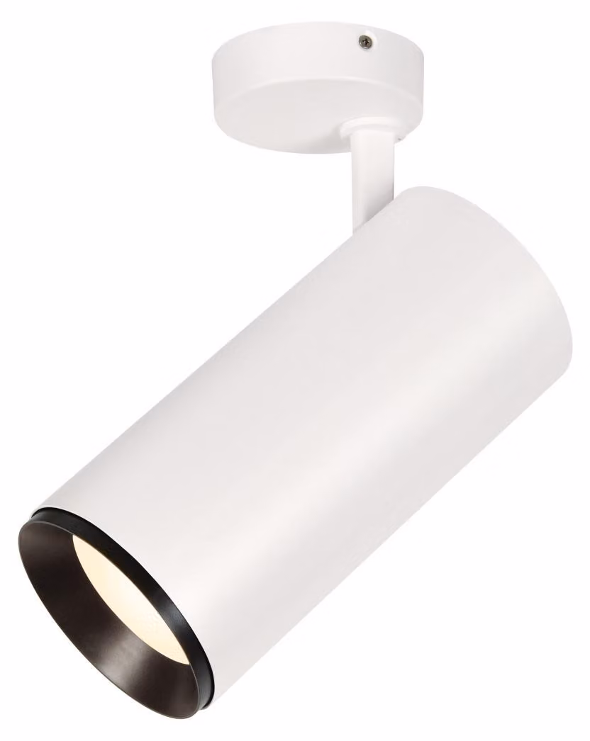 SLV 1006100 NUMINOS XL PHASE, plafoniera a plafone bianco, nero 36W 60°
