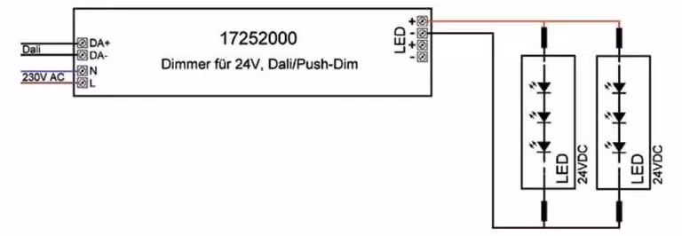 BRUMBERG Alimentatore LED 150W 24V DC dimm DALI