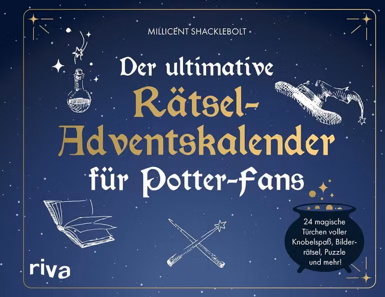 Il calendario dell'avvento definitivo per i fan di Harry Potter: 24 finestrelle magiche piene di enigmi, indovinelli, puzzle e molto altro!