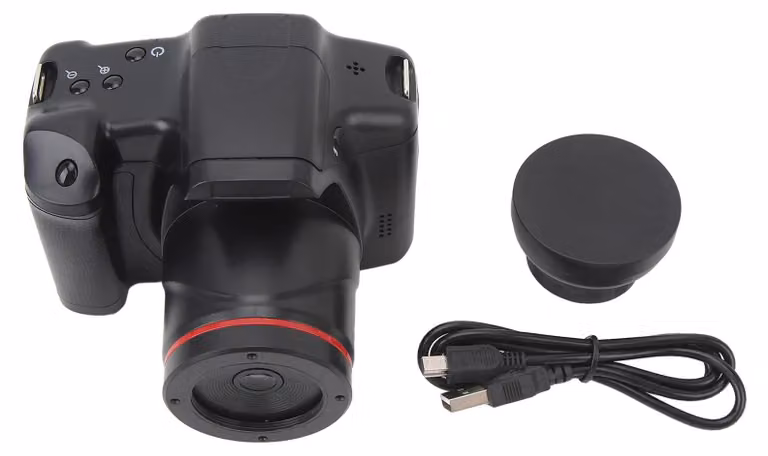2.fotocamera digitale da 4 pollici 1080p 16 MP 16x zoom Antiurto -autofocus -vlogging con flash integrato