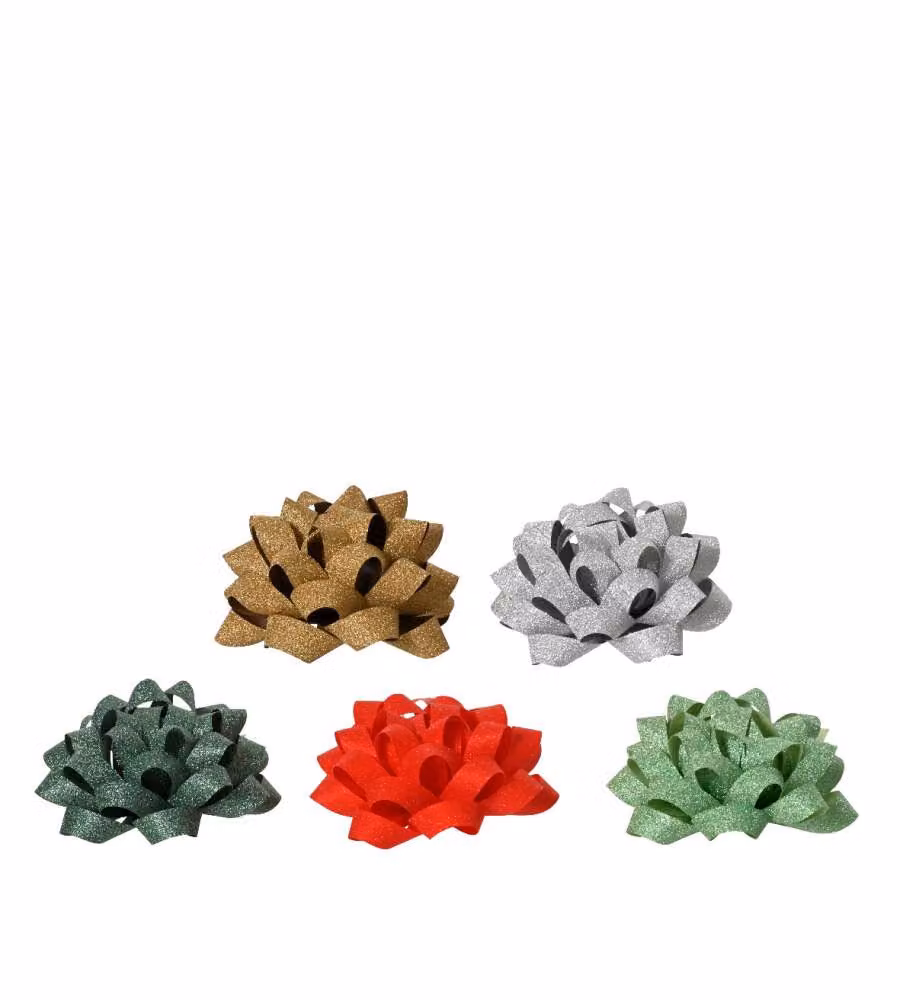 Decoris Nastro Natalizio per Pacchi Regalo - D.8 cm