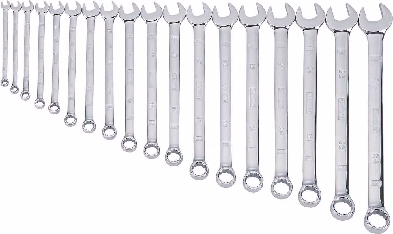 DEWALT Ring-Maulschl Set metrisch 18-tlg
