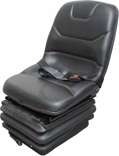 Sedile universale regolabile in altezza e peso 50-130Kg per trattori, macchine agricole, industriali, carrelli elevatori