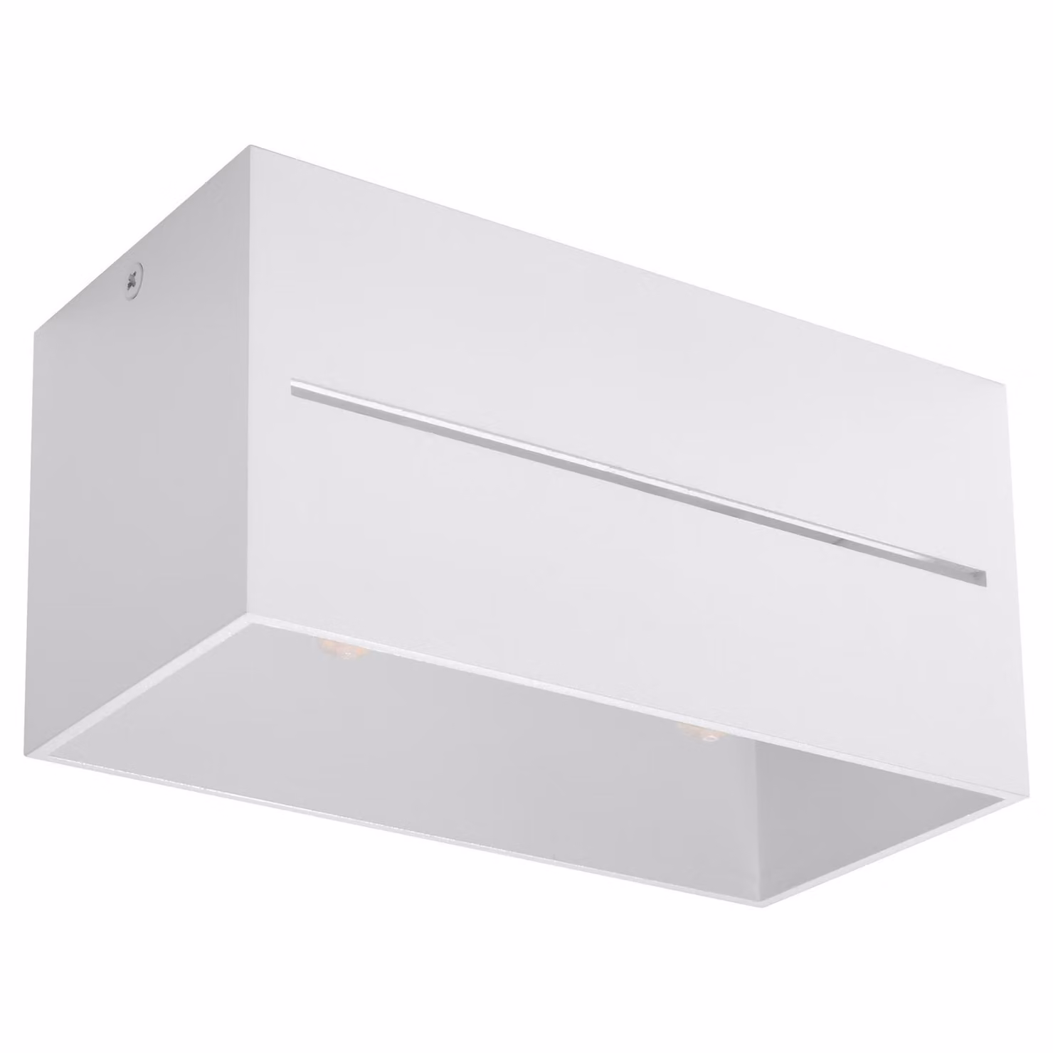 Lampada da soffitto LOBO 2 bianco 2xG9 8W alluminio 10x10x20cm Sollux Lighting