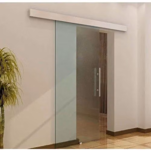 Porta Scorrevole Vetrata Benzoni Moderna in Vetro Satinato Bianco Reversibile L: 90 cm, H: 205 cm – 2