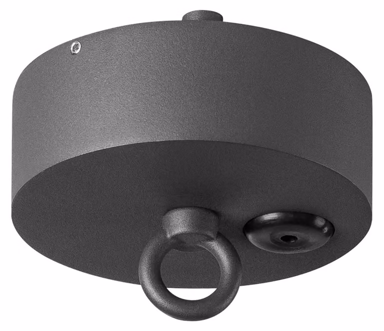 Rosone per lampada a sospensione per esterni PHOTONIA, antracite, IP44