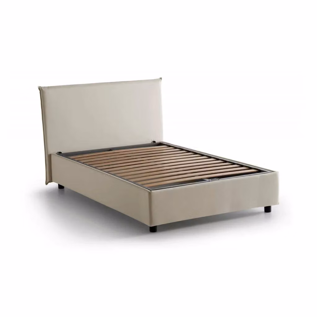 Letto Piazza e Mezza Sfoderabile Anyta Talamo Italia, Beige, L/P/H: 120 x 200 x 95 cm – 2