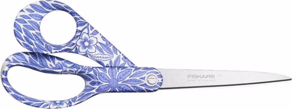 Fiskars x Rörstrand Forbici universali Ostindia Floris blu 210 mm