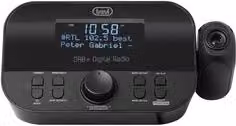 Radiosveglia DAB+ con proiezione Trevi Black 0RC85D800