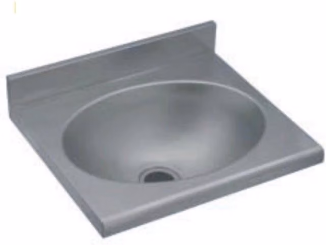 Lavabo antivandalo rettangolare inox