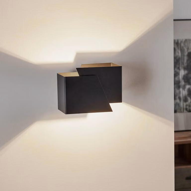 Applique da parete Frost EMIBIG LIGHTING, dimmerabile, Nero, Soggiorno / Sala da pranzo, Metallo, Moderno, Applique
