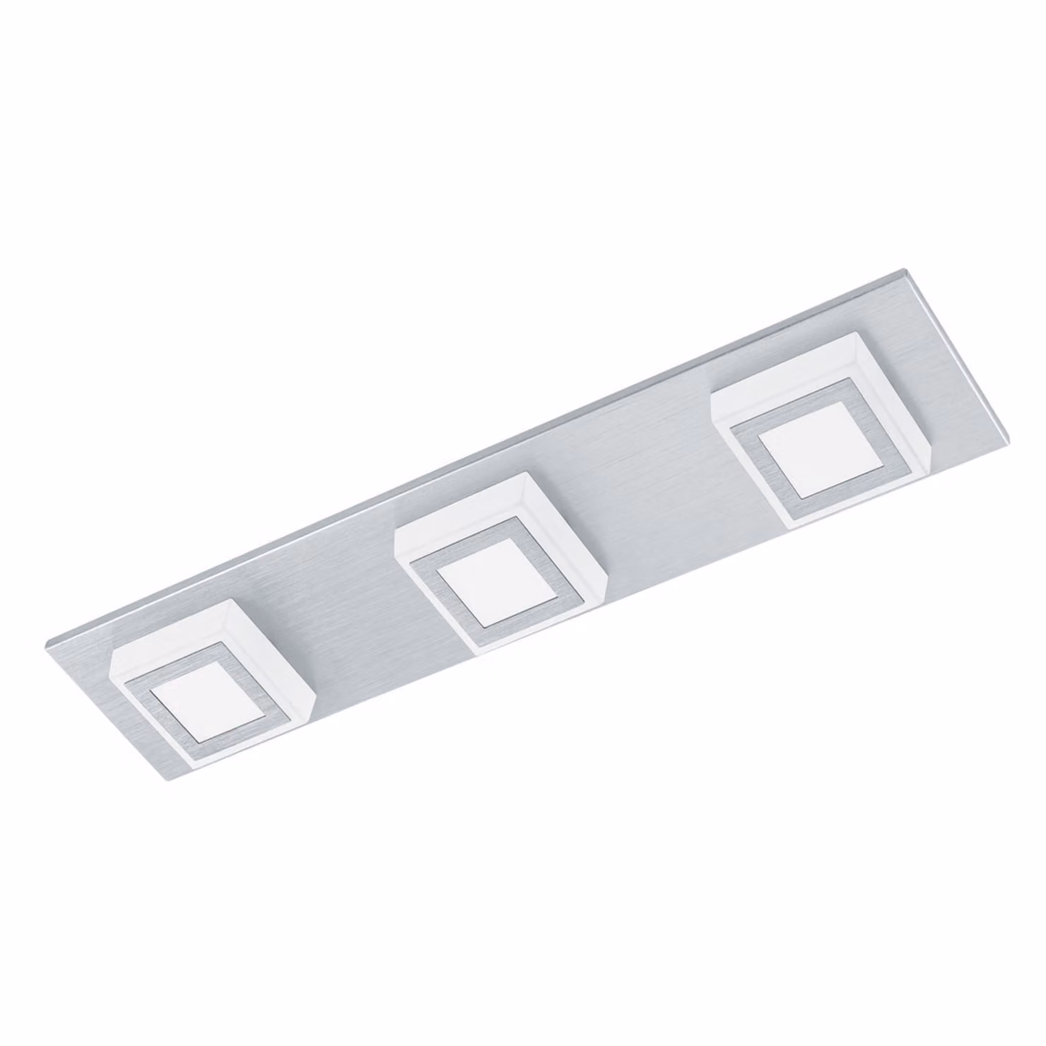 Eglo 94507 Masiano LED parete e soffitto 3 x 33 W alluminio spazzolato