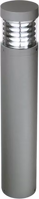 LARS Bollard Paletto LED da terra per esterno 15W 82° IP65 3000K Grigio 65cm - Rossini Illuminazione