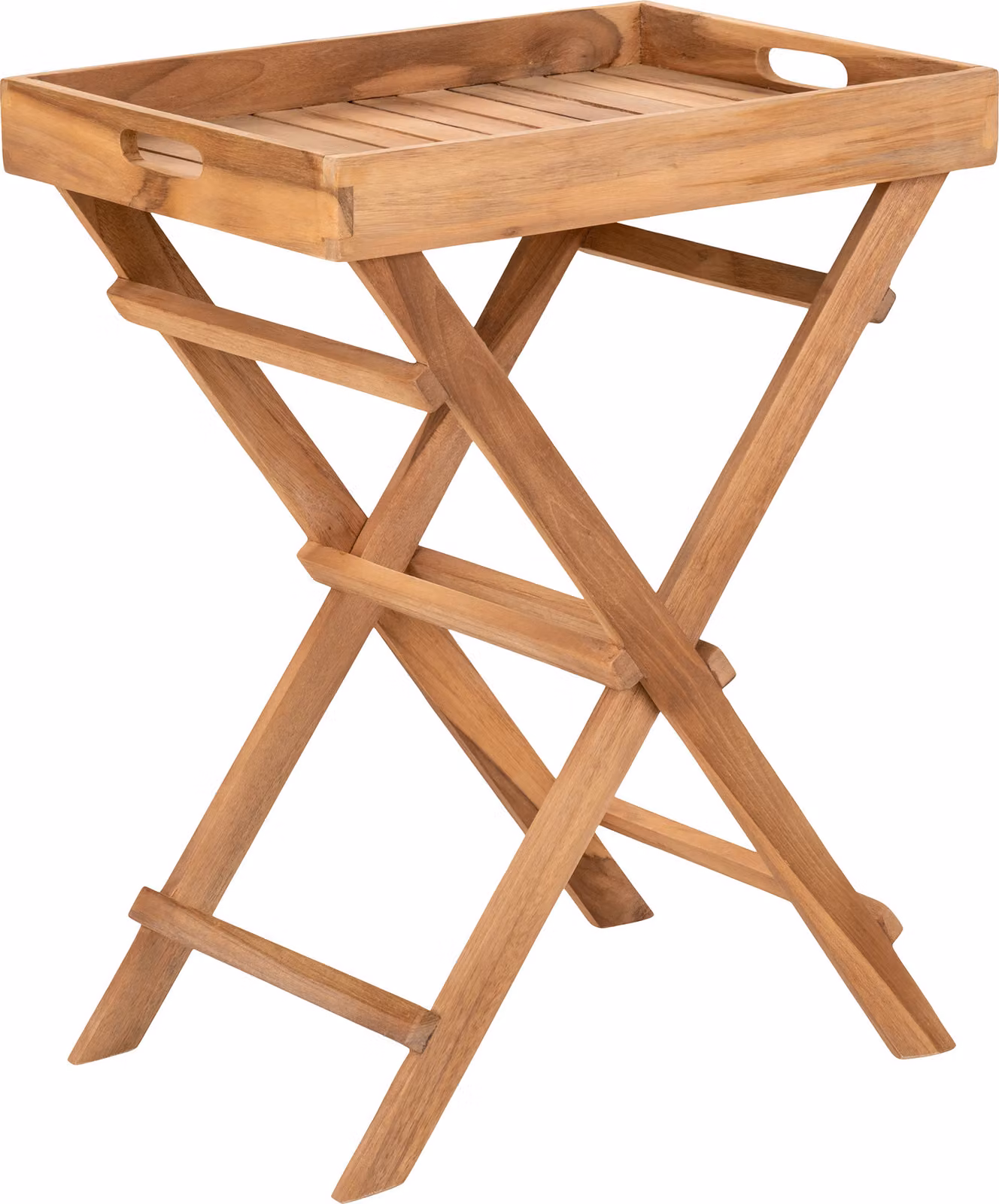 Tavolino da caffè Ronda con vassoio in teak.
