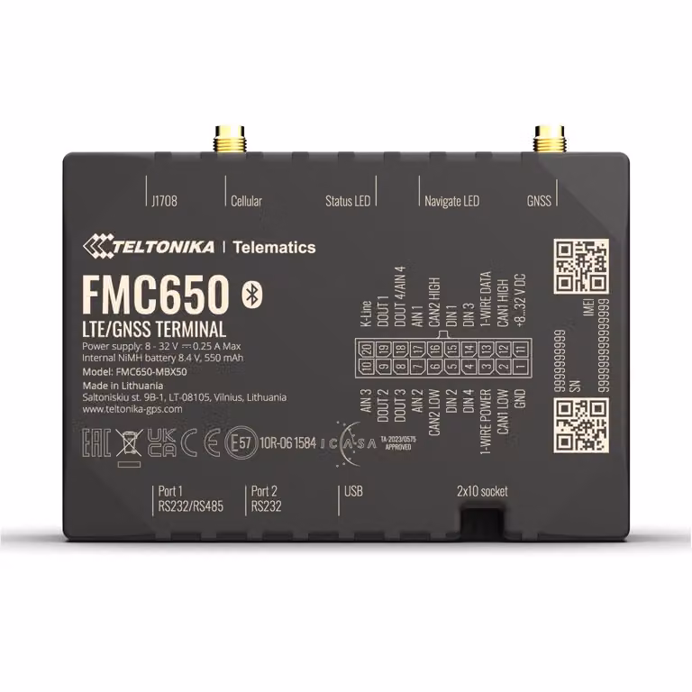 Teltonika · Localizzatore GPS · FMC650 · Veicolo · LTE - TCP/IP - GSM