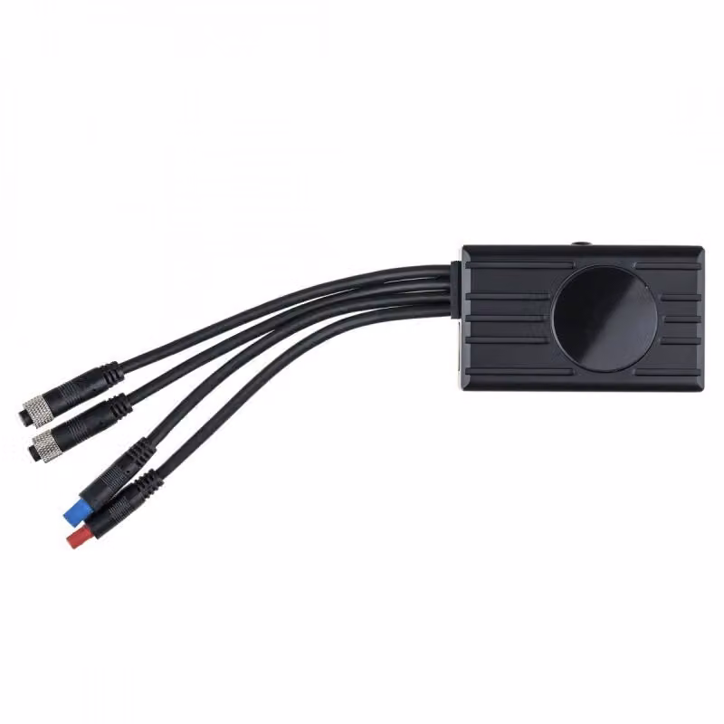 Doppio sistema di telecamere full HD D2P-WiFi per auto o moto - 2 telecamere, monitor LCD