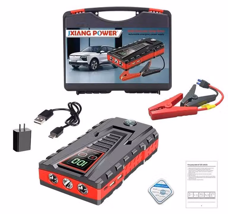Avviamento automatico, compressore da 150 PSI, alimentazione di emergenza, batteria da 6000 mAh (semplice)