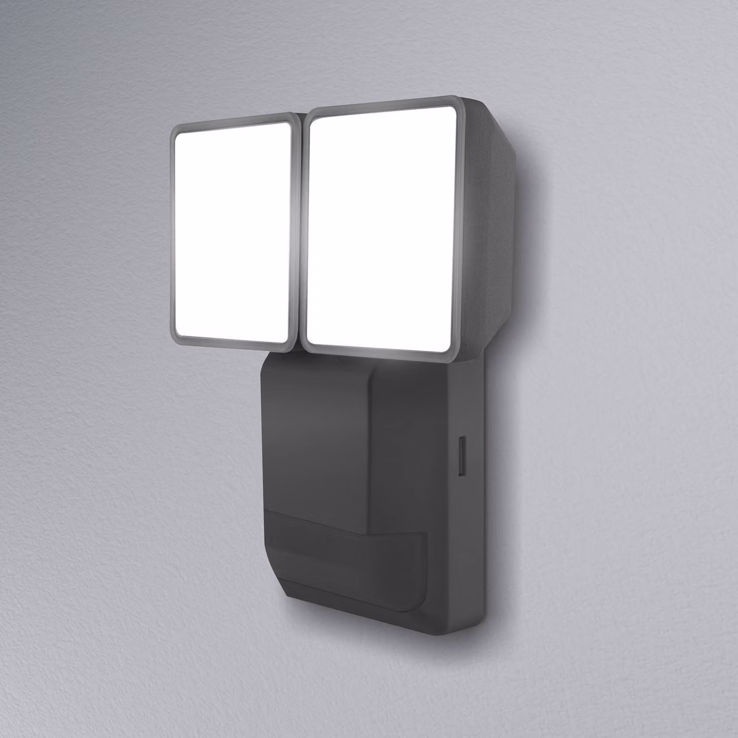 OSRAM Faretto da esterno con sensore LED ENDURA PRO, grigio, IP55 PRO, Alluminio / Grigio / Zincato, Plastica, Lampada LED da esterni