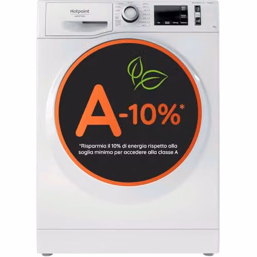 HOTPOINT ARISTON NR 748G WS A IT - Lavatrice 8kg Carica Frontale, 12 Programmi, Centrifuga 1400 Giri, Funzione Vapore per Rimuovere Batteri, Classe A - Elettrodomestici per la Casa, 59,5Lx85Hx60,5P