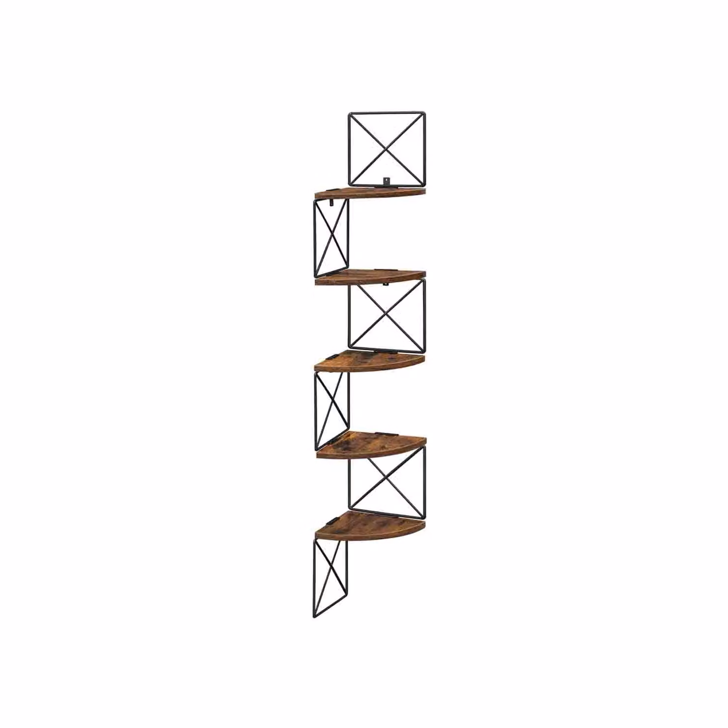 VASAGLE Scaffale Angolare a Parete con 5 Ripiani