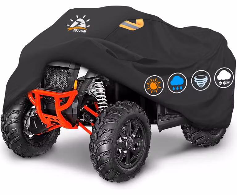 Telo copri-ATV, 256 cm, impermeabile e resistente, ideale per uso esterno