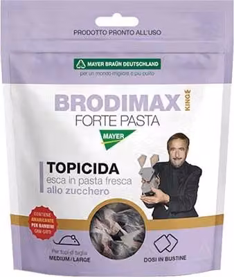 Topicida Brodimax Forte Mayerbraun Pasta allo Zucchero 150 g 36 Pezzi
