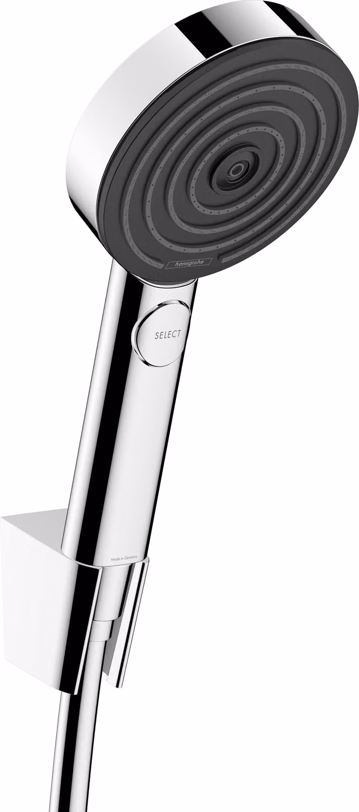 hansgrohe Pulsify Select S Set de support de douche 105 3jet Relaxation EcoSmart, avec flexibles de douche 125cm, 24306000, 24306000