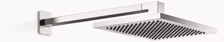 Douche de pluie LULU de Dornbracht avec fixation murale, saillie 450mm, flowReduce, 28784710-06, 28784710-06