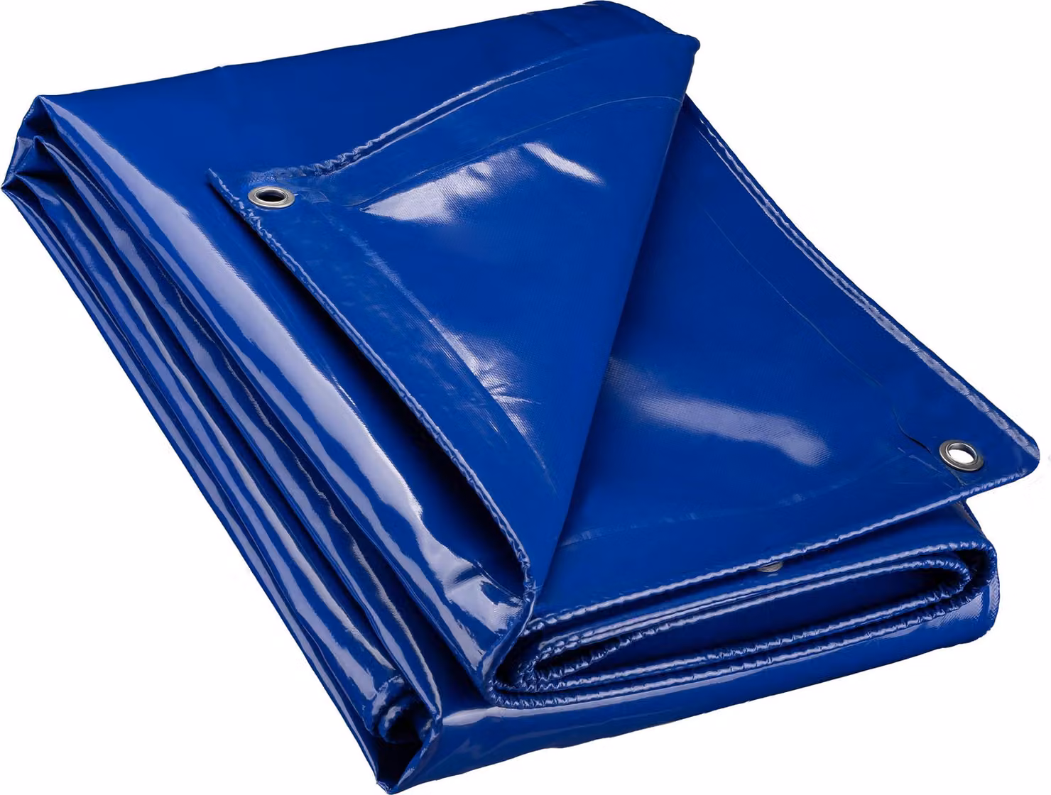 Telone Wiltec resistente alle intemperie blu, telone impermeabile con occhielli 5 x 9 m, telone in poliestere 650 g/m², telone da giardino resistente ai raggi UV, robusto telone protettivo con rivestimento in PVC