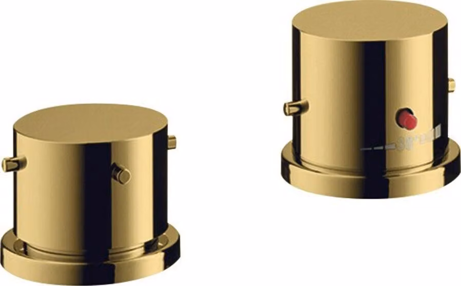 hansgrohe AXOR Starck Thermostat de jante de baignoire 2 trous DN15, 10480990, 10480990