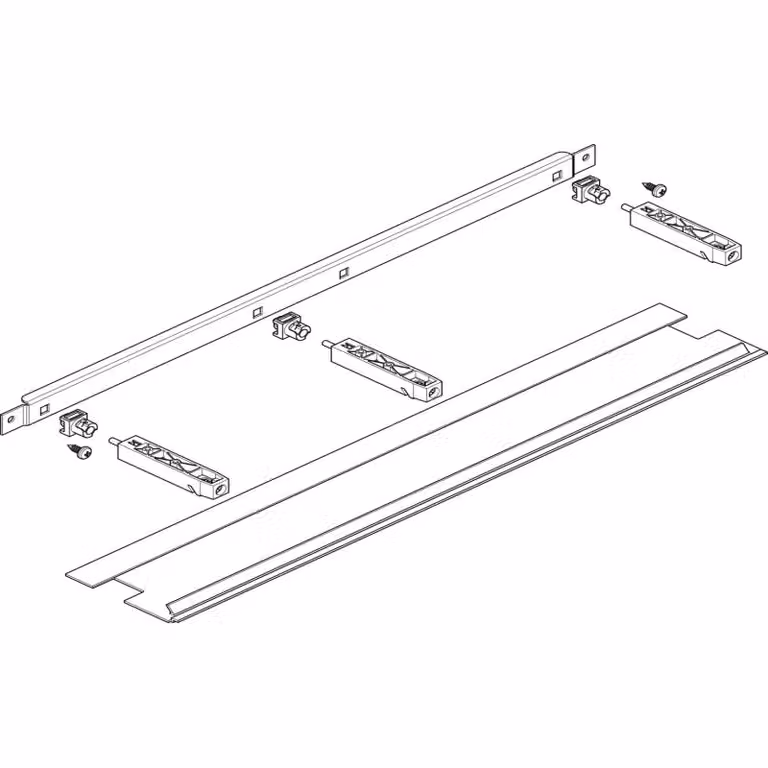 ABN Separatore in PVC orizzontale FB2 per alloggiamenti con profondità di 160 mm GTWM2