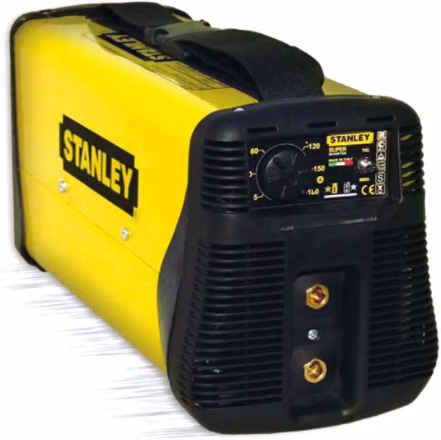 Saldatrice a TIG Inverter Stanley Super 180 TIG Lift Gialla per Metallo