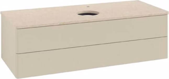 Mobiletto V&B senza struttura frontale Antao 120x36x50cm, HL, WBP botti., si Gr m Lac