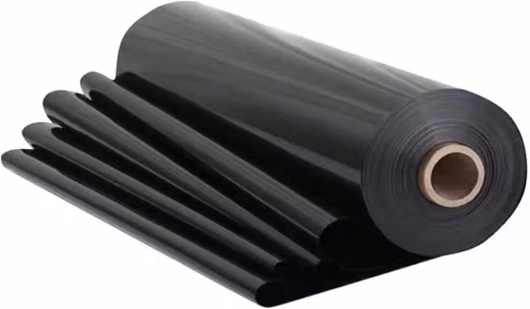 Telo per giardino, dimensioni 3 m x 4 m, colore nero, peso 1300 g, materiale: polietilene, impermeabile, resistente allo strappo, ideale per l'uso in giardino