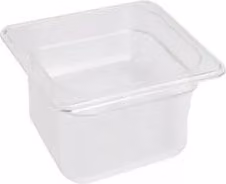 Bacinella per alimenti Cambro Modello 1/6 Bianco traslucido 1 Lt