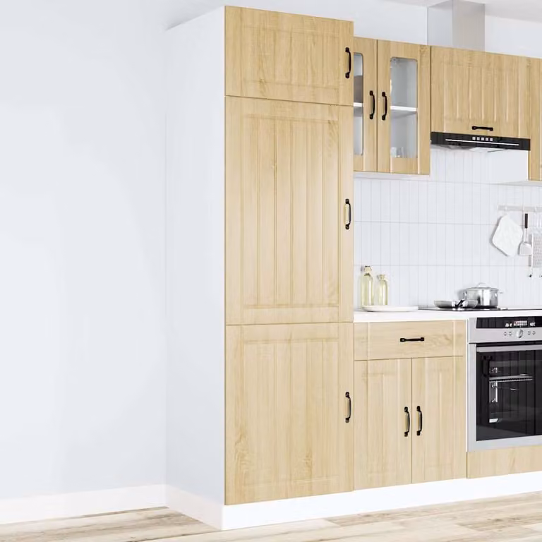 Armadio da Cucina Lucca Rovere Sonoma in Legno Multistrato